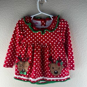 Nannette Kids Christmas Reindeer Set Sz 2T